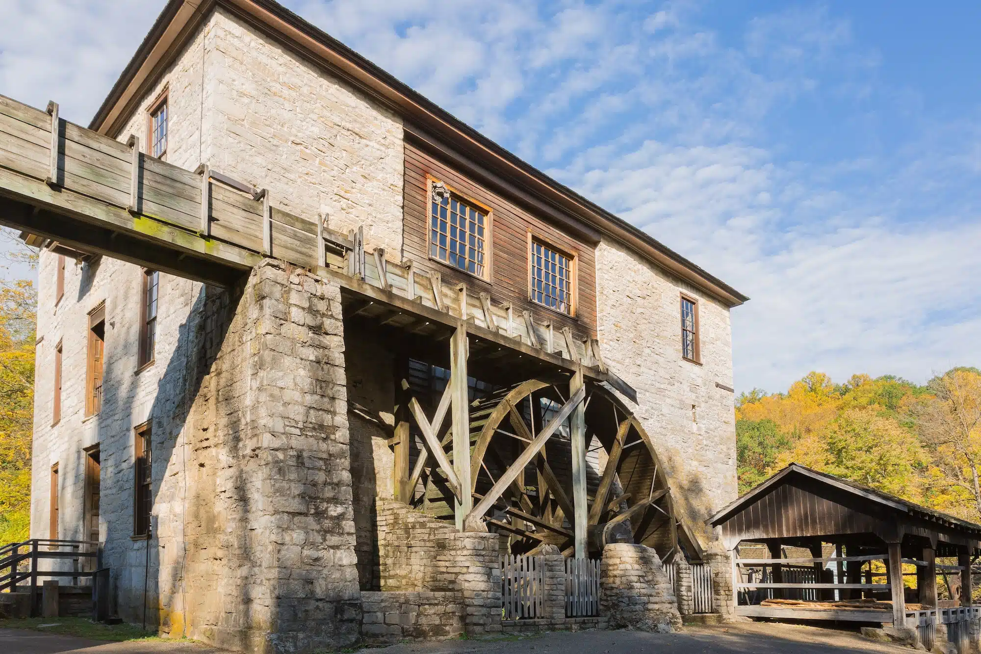 Spring Mill state park village