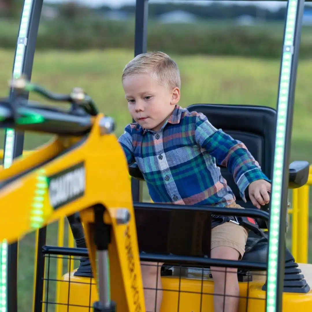 Construction-Themed Adventure Indiana Harvest Tyme Family Farm 