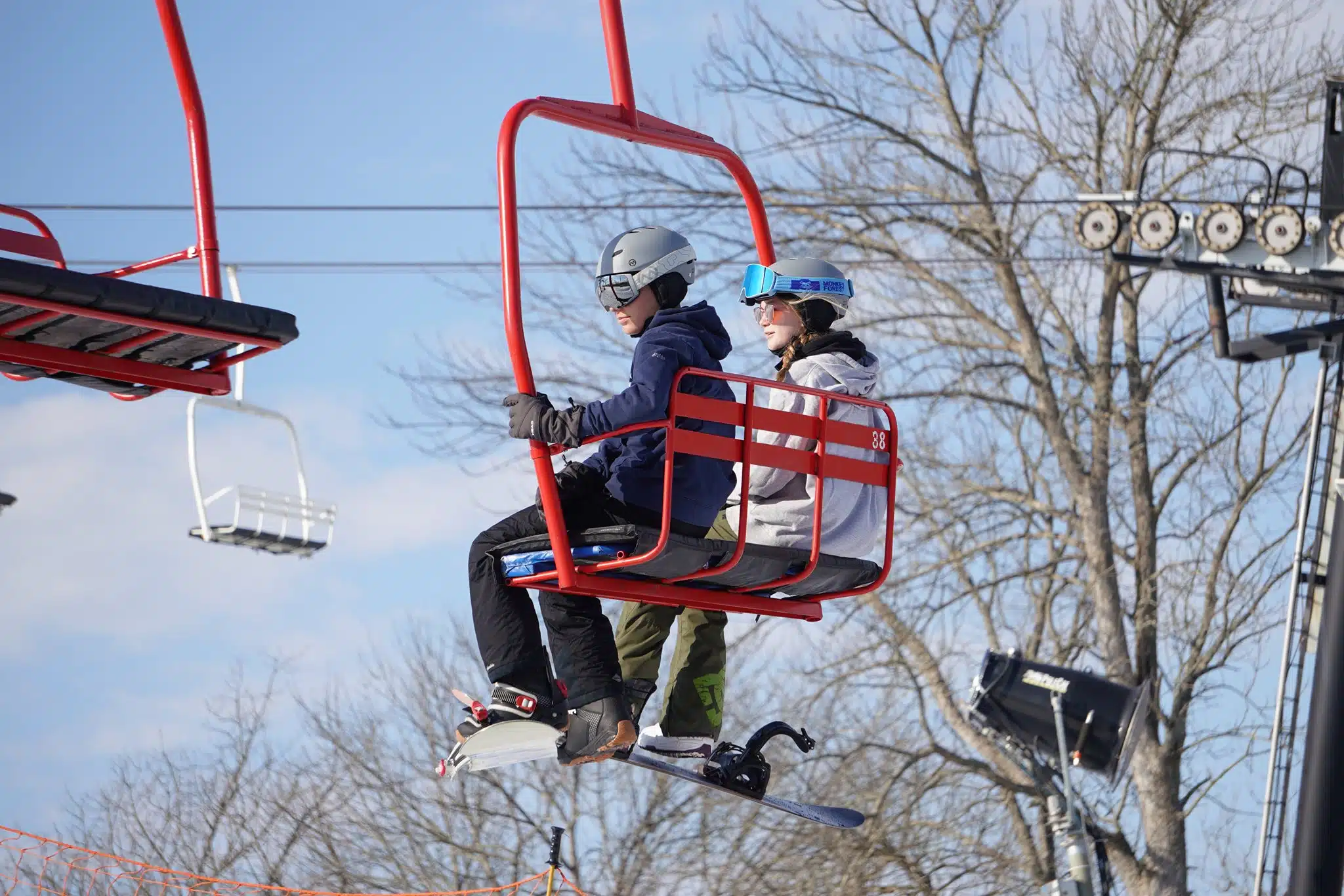 ski lift Arial shot Snow Tubing at Perfect North Slopes: Just 90 Minutes from Indy