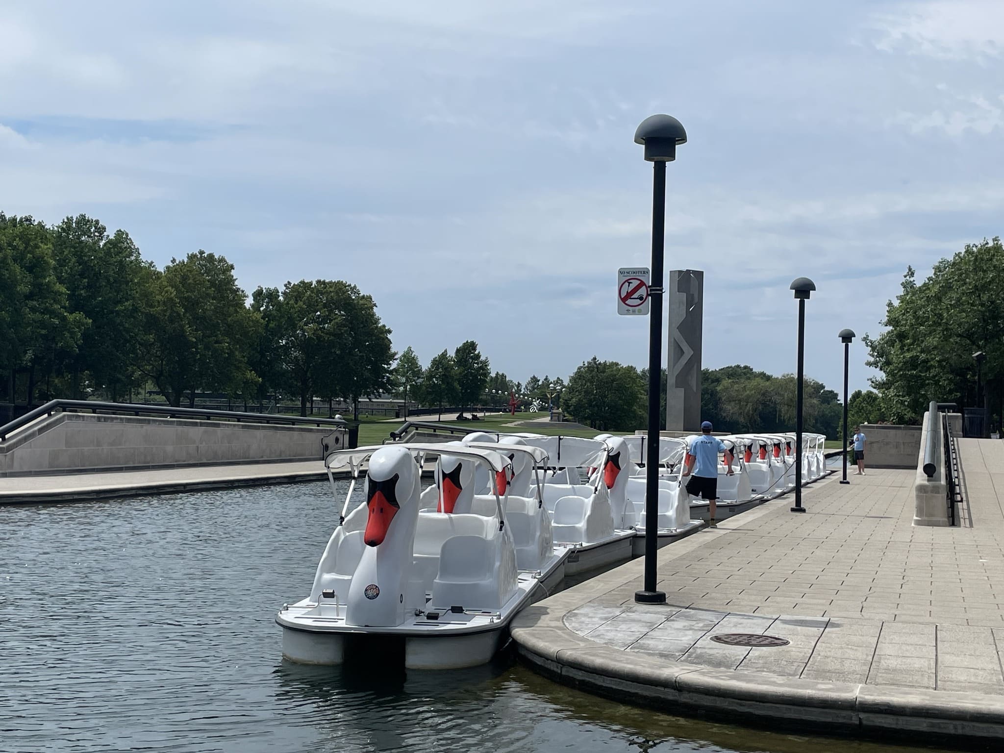 swan boats indianapolis