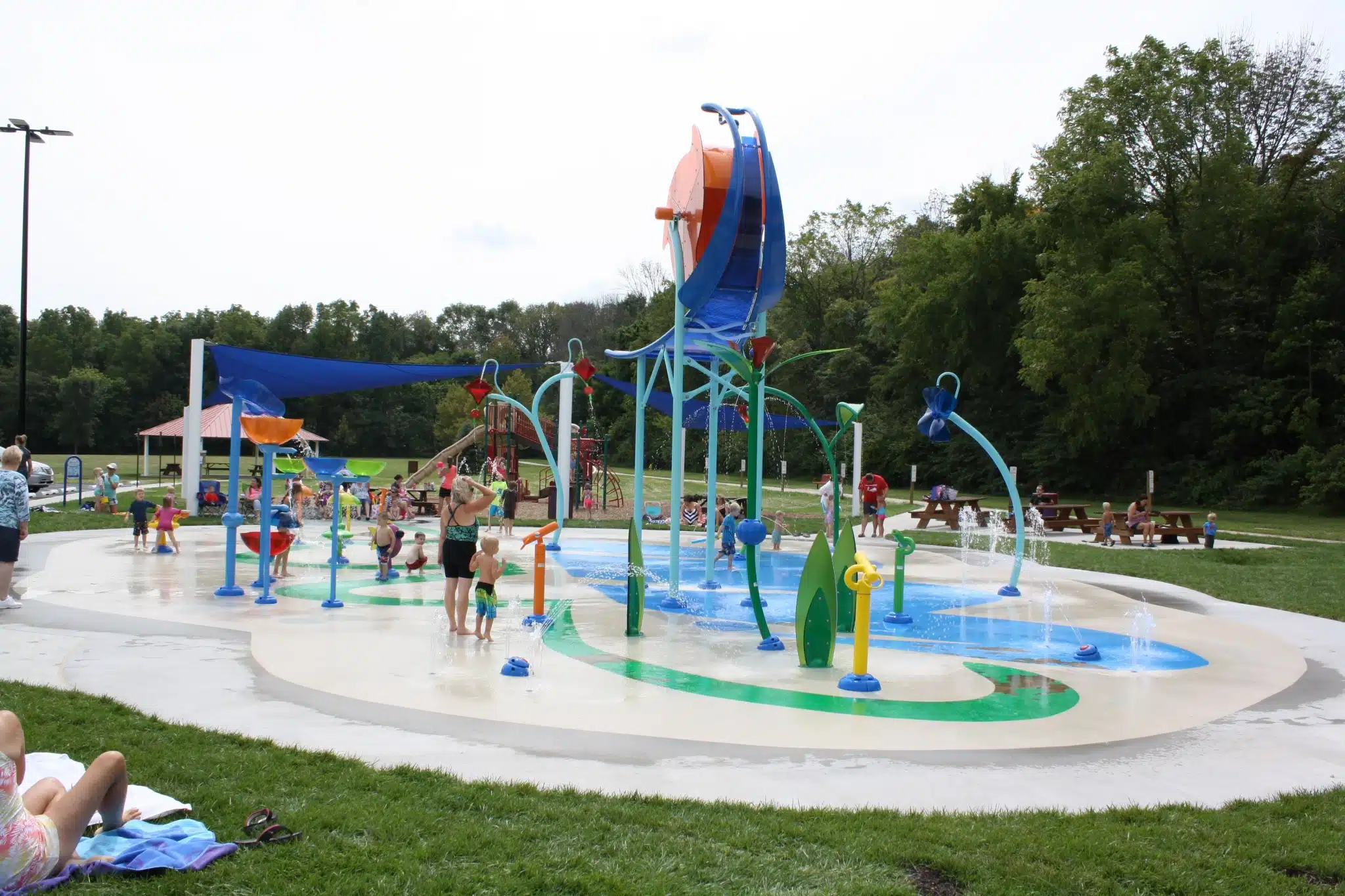8 Splash Pads Worth the Drive Near Indianapolis 2 Williams Park Splash Pad Brownsburg Indiana near Indianapolis