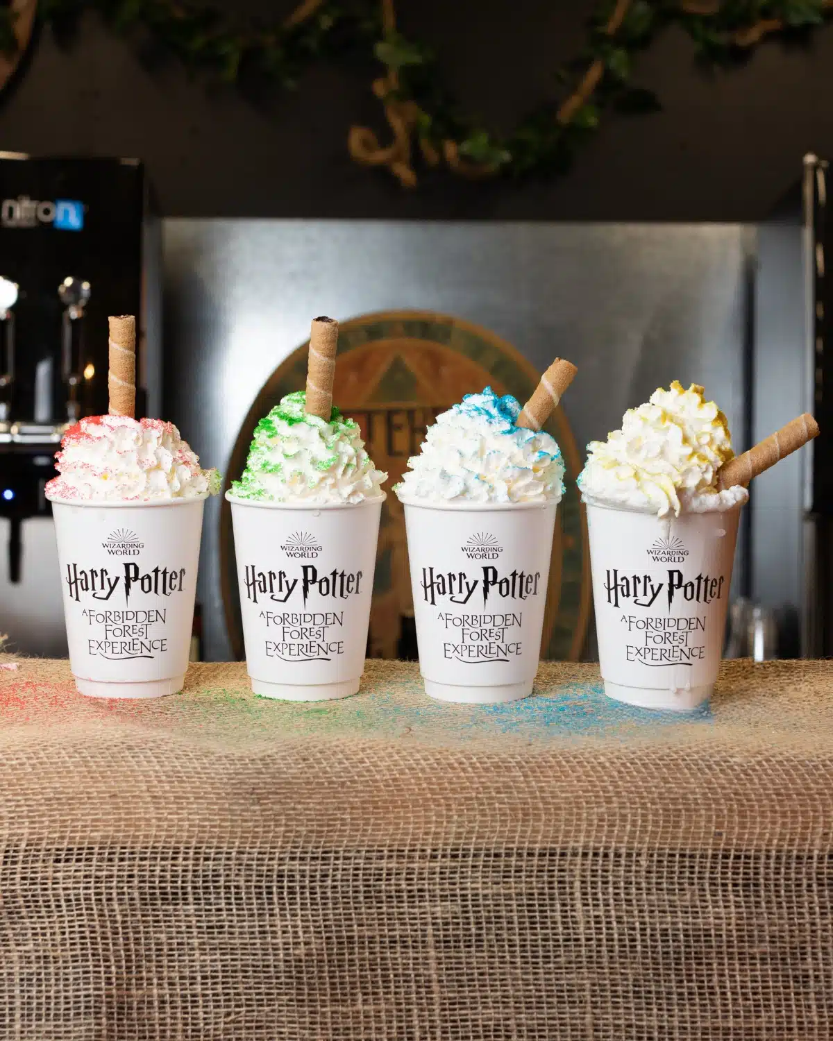 Butter beer at A Magical Road Trip: Harry Potter’s Forbidden Forest Lights Comes to Cincinnati