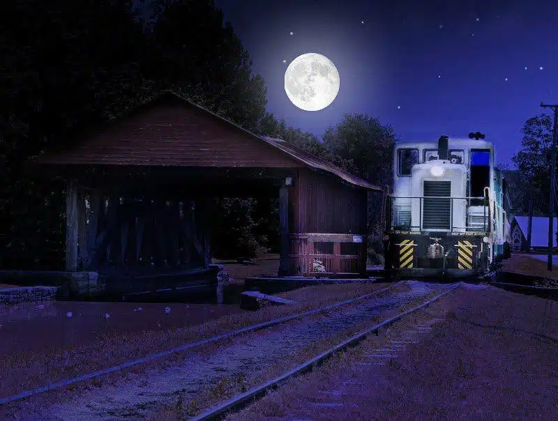 All Aboard for a Spooky Ride on the Ghost Train of Metamora 2 All Aboard for a Spooky Ride on the Ghost Train of Metamora