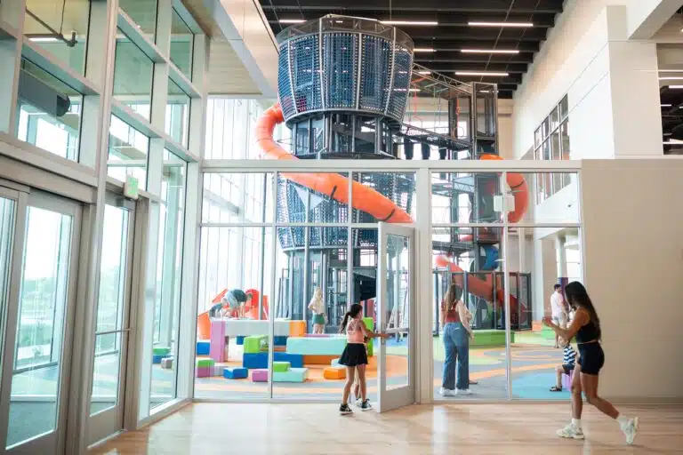 Top 15 Things to Do in Fishers with Kids (2025) 4 Rendering of indoor playground and courts at Fishers Community Center opening November 2025