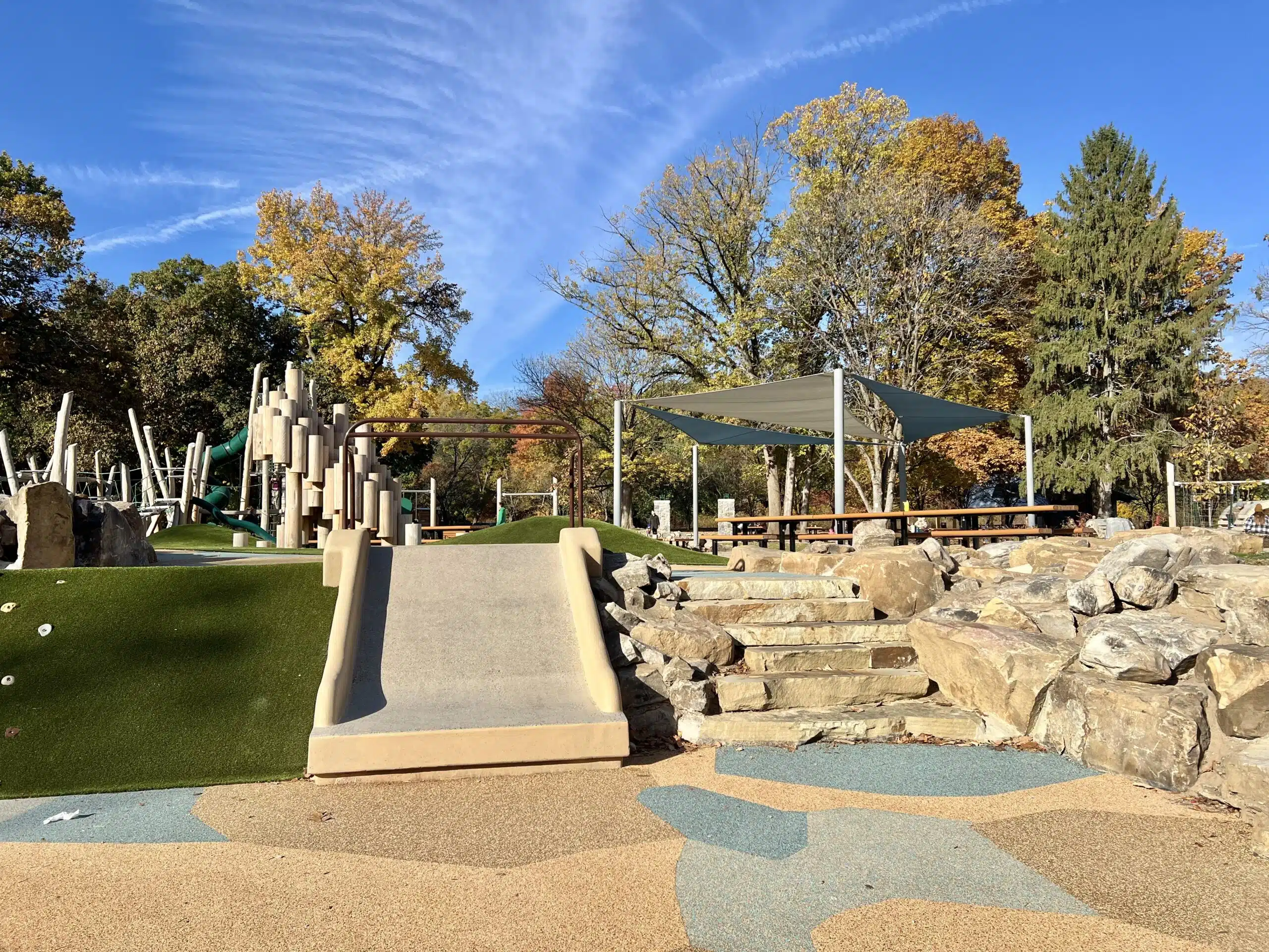 Holliday parks redesigned playground opened in November 2025. 