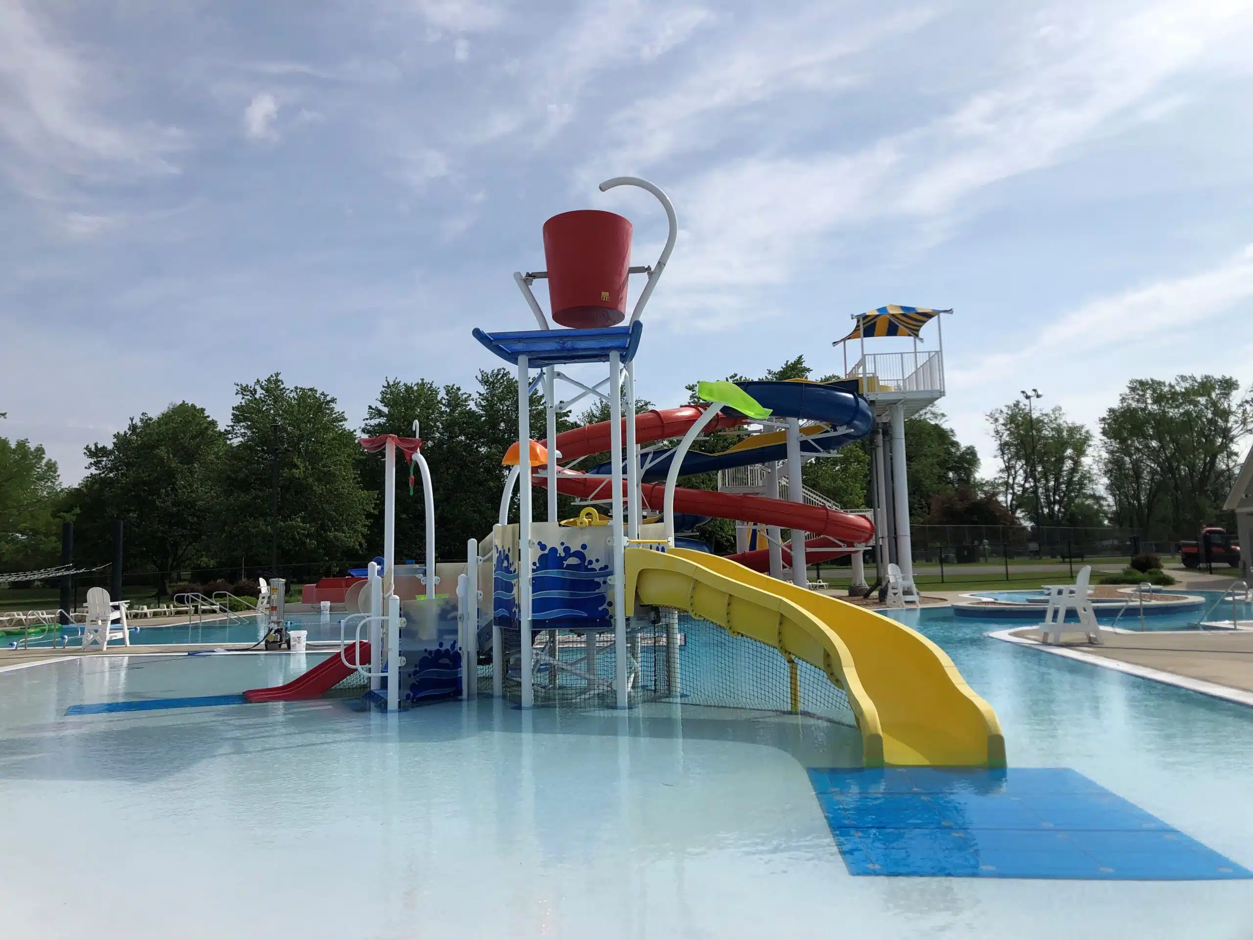 Seashore Waterpark in Lebanon: Indy Area Water Park 3 Water walk and activity pool at Seashore Waterpark in Lebanon, Indiana