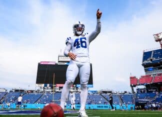 Colts’ Luke Rhodes on Fatherhood, Family and Indy Indy's Child Colts LS Luke Rhodes #46