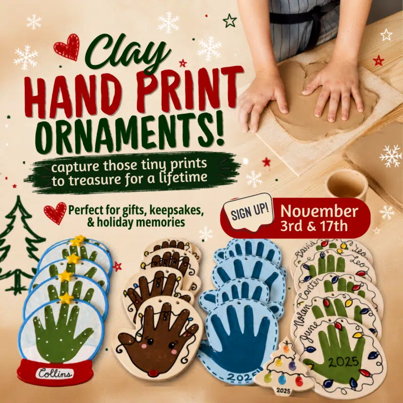 Handprint Ornament Making