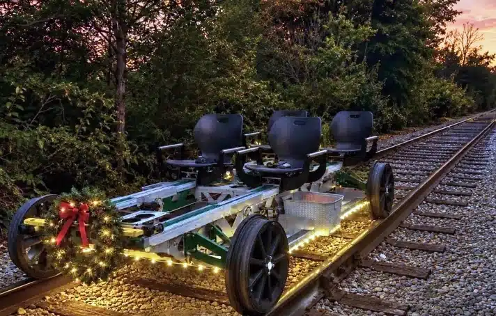Holiday Lights Railbike Adventure in Noblesville 2026