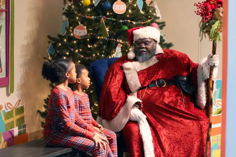 Snowflake Pajama Party with santa 2024 TaylorCanter2000