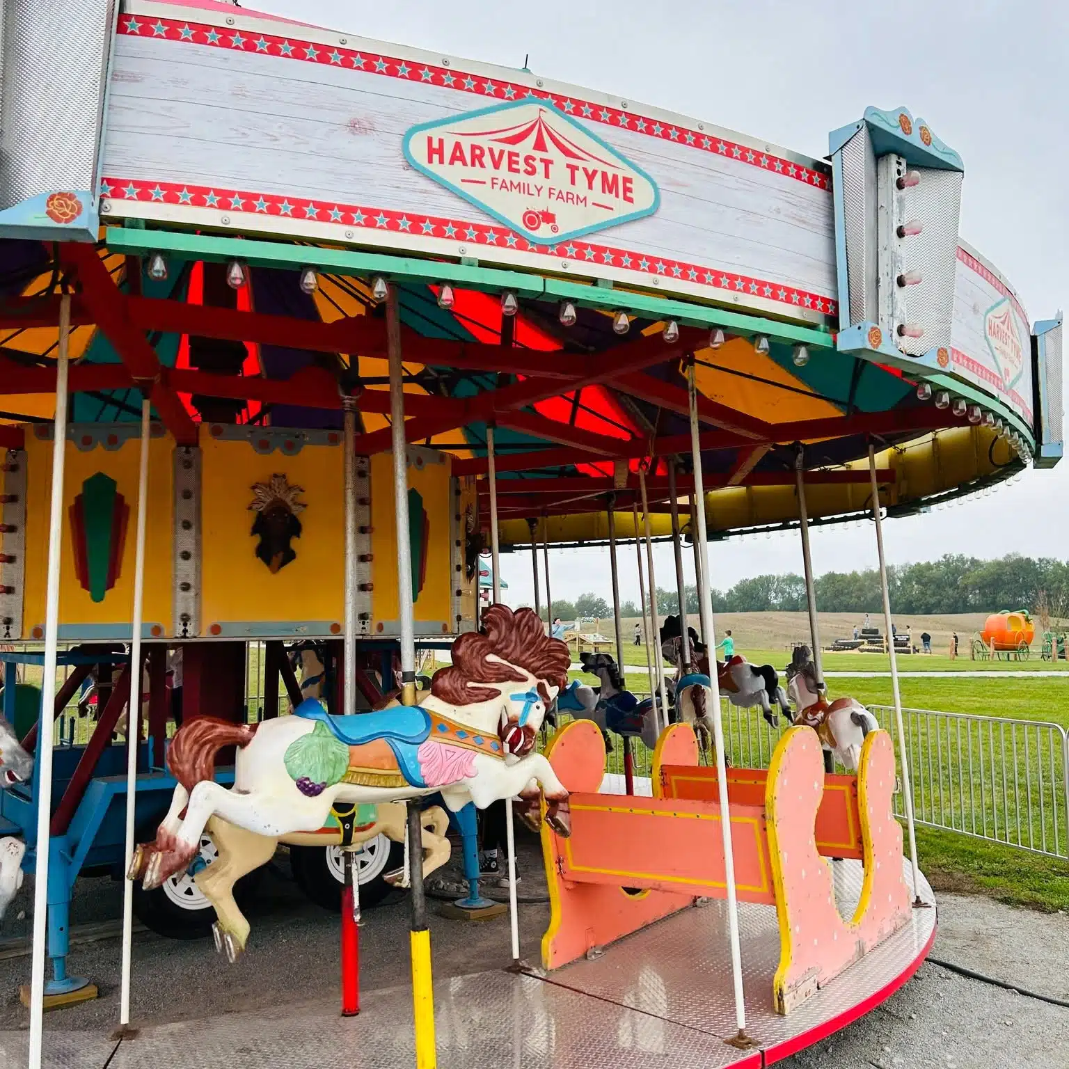 Carousel at Harvest Tyme Family Farm’s Fall Festival