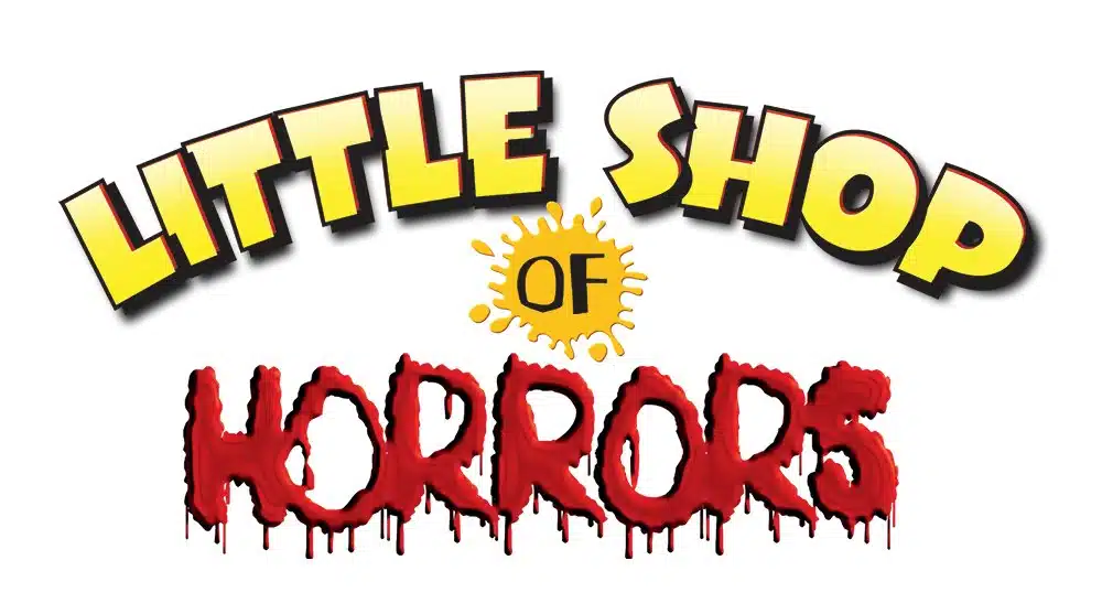 Little Shop of Horrors title logo for the Noblesville High School musical