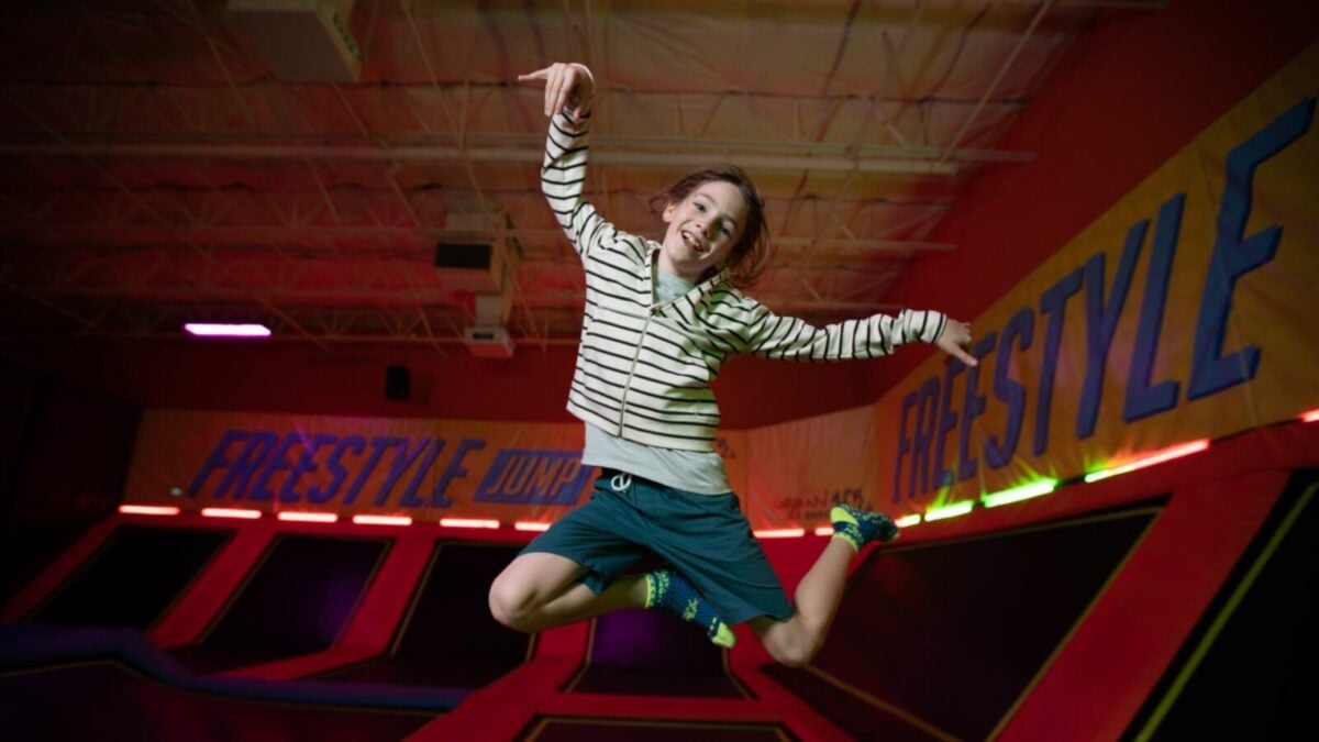 Kids jumping on trampolines at an Urban Air Adventure Park