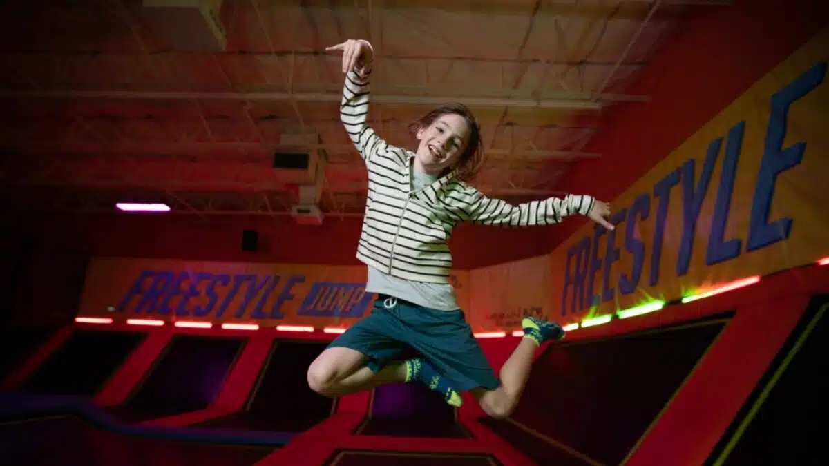 Kids jumping on trampolines at an Urban Air Adventure Park